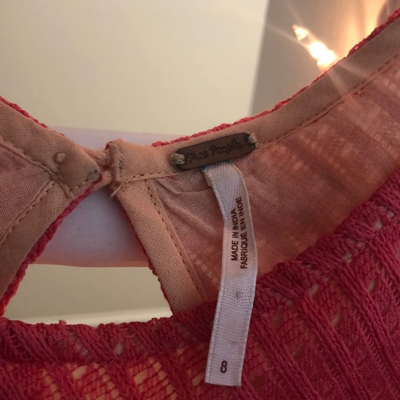 Free People Pink Lace Dress - Picture 6 of 6